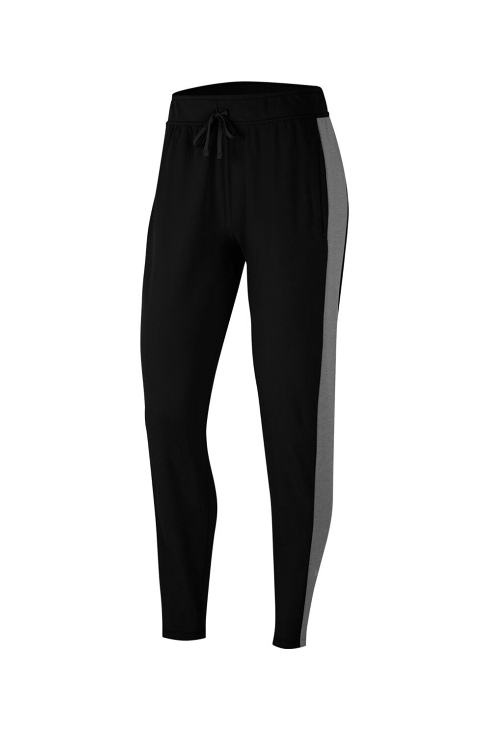 Nike, PAntaloni pentru alergare Essential Warm, Negru/Gri melange