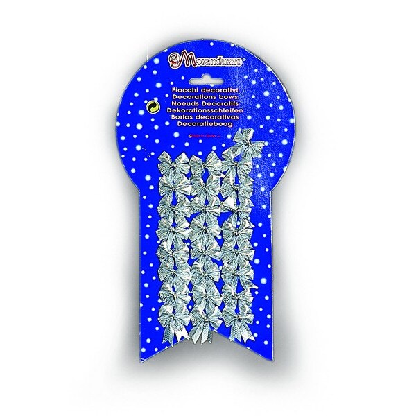 Set 25 fundite argintii 3X3cm