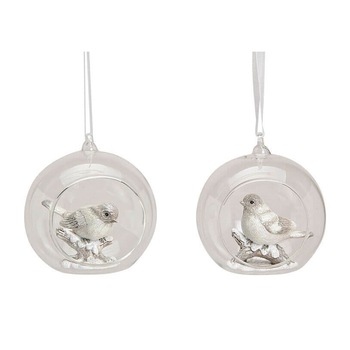 Set 2 ornamente pentru bradul de Craciun 9 x 8 x 9 cm Set 2 ornamente pentru bradul de Craciun 9 x 8 x 9 cm