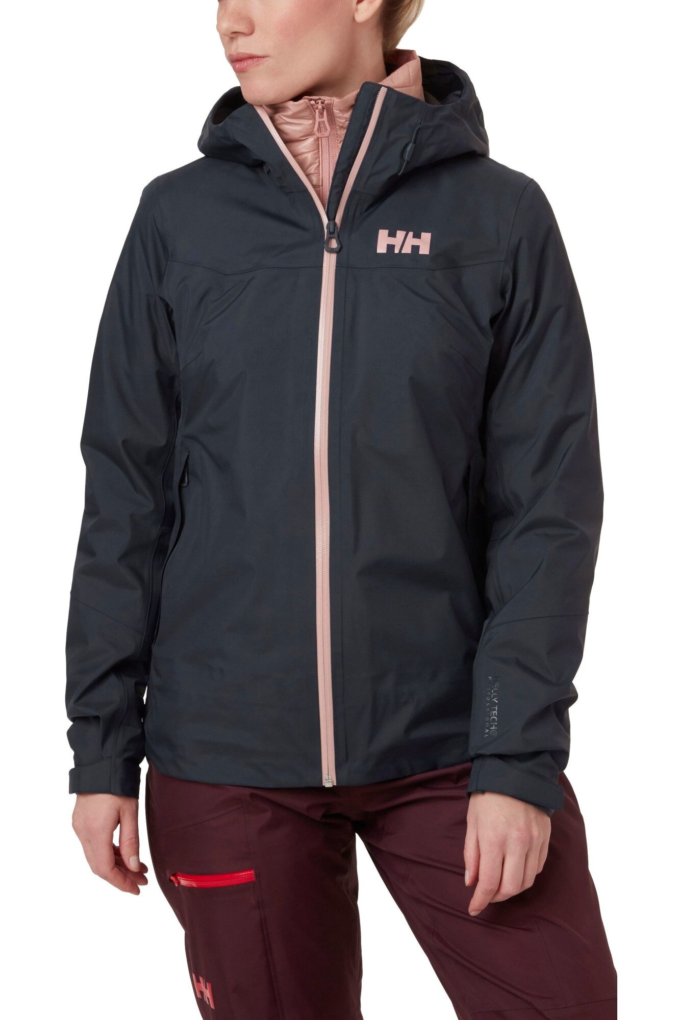 Jacheta impermeabila si rezistenta la vant, Helly Hansen W Vima 3L Shell Jacket, Bluemarin, XS INTL