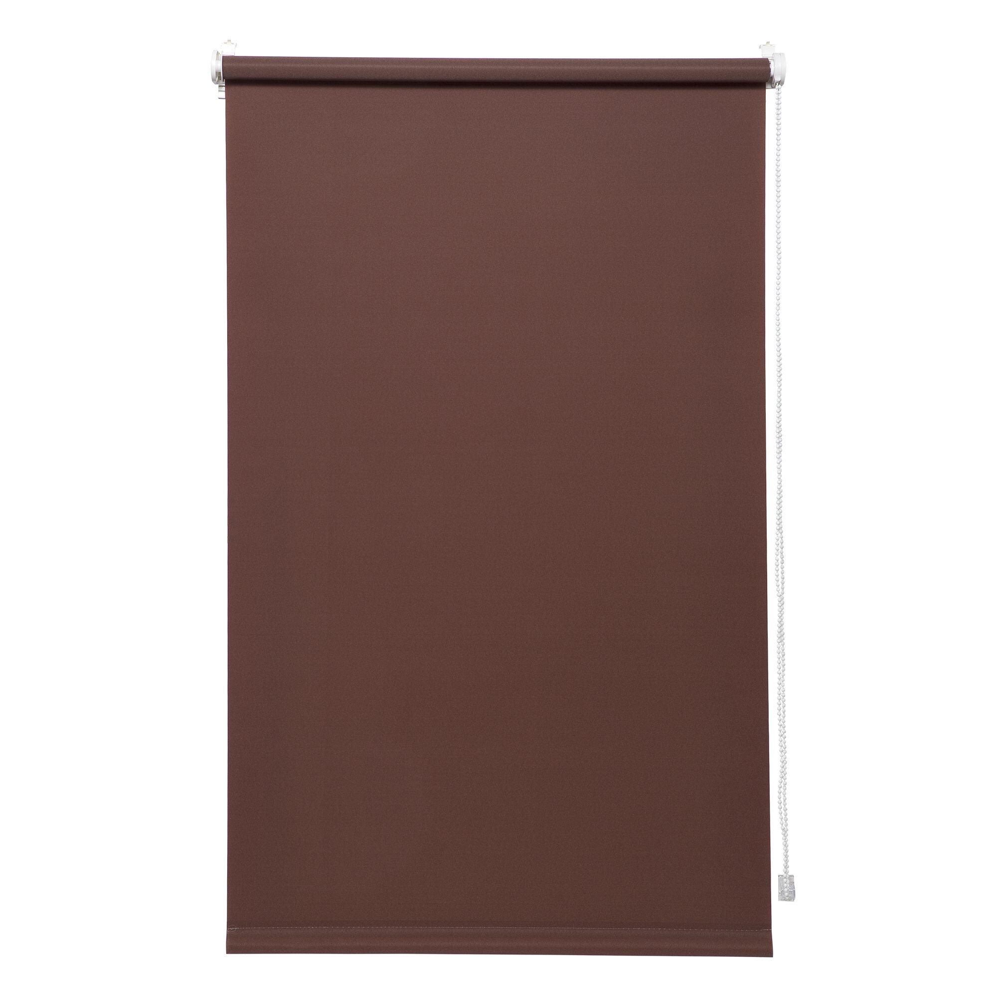 Rulou translucid,model simplist,de culoare maro,dimensiunea 61.5x150 cm