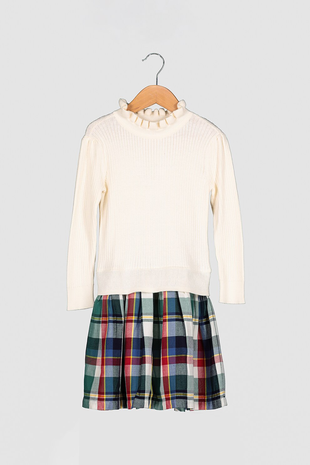 Rochie combi, GAP, Crem/Verde/Bleumarin, Crem/Verde/Bleumarin, 160 CM