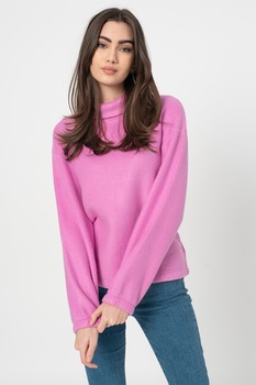 GAP, Pulover cu guler inalt si maneci cazute, Roz fandango GAP, Pulover cu guler inalt si maneci cazute, Roz fandango
