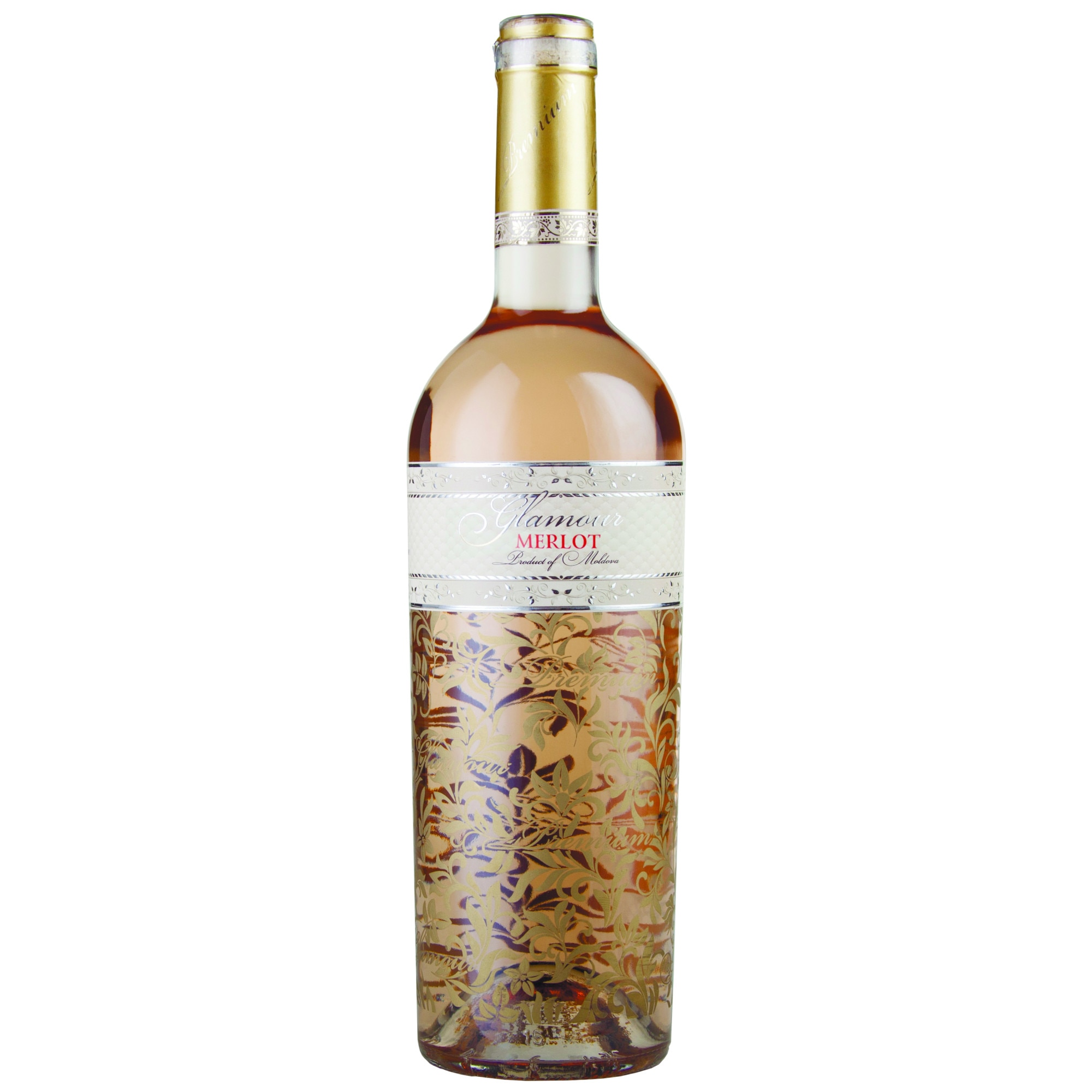 Vin , Glamour Merlot , rose sec , 750ml