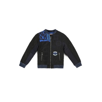 Geaca copii, Desigual, Negru/Albastru, 146-152 cm Geaca copii, Desigual, Negru/Albastru, 146-152 cm