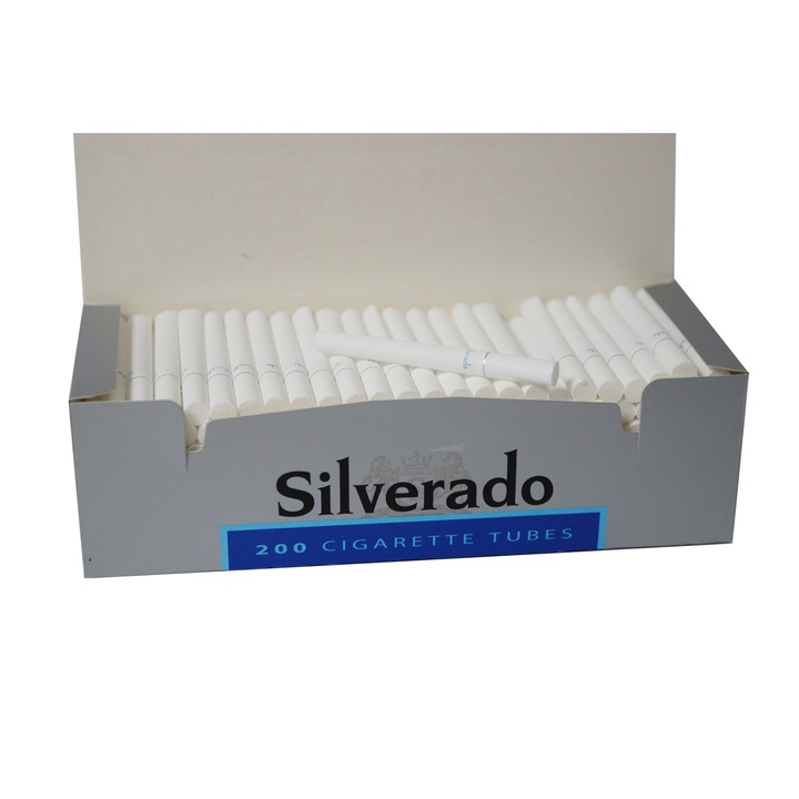 Tuburi de tigari Silverado blue carton (200)