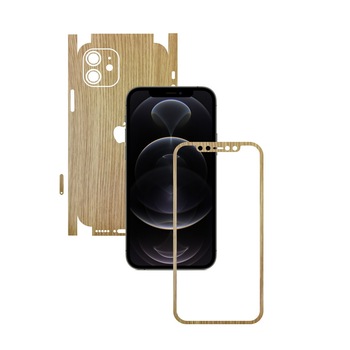 Folie Protectie Carbon Skinz pentru Apple iPhone 12 Mini - Lemn Stejar 360 Cut, Skin Adeziv Full Body Cover pentru Rama Ecran, Carcasa Spate si Laterale Folie Protectie Carbon Skinz pentru Apple iPhone 12 Mini - Lemn Stejar 360 Cut, Skin Adeziv Full Body Cover pentru Rama Ecran, Carcasa Spate si Laterale