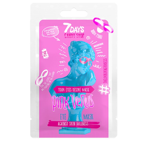 Masca pentru ochi 7Days Candy Shop Yellow Venus cu capsuni 25g