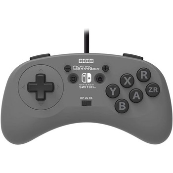 Controller Hori Fighting Commander 4 cu cablu pentru Nintendo Switch, gri Controller Hori Fighting Commander 4 cu cablu pentru Nintendo Switch, gri