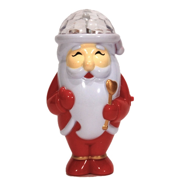 Bec disco muzical, tema Mos Craciun