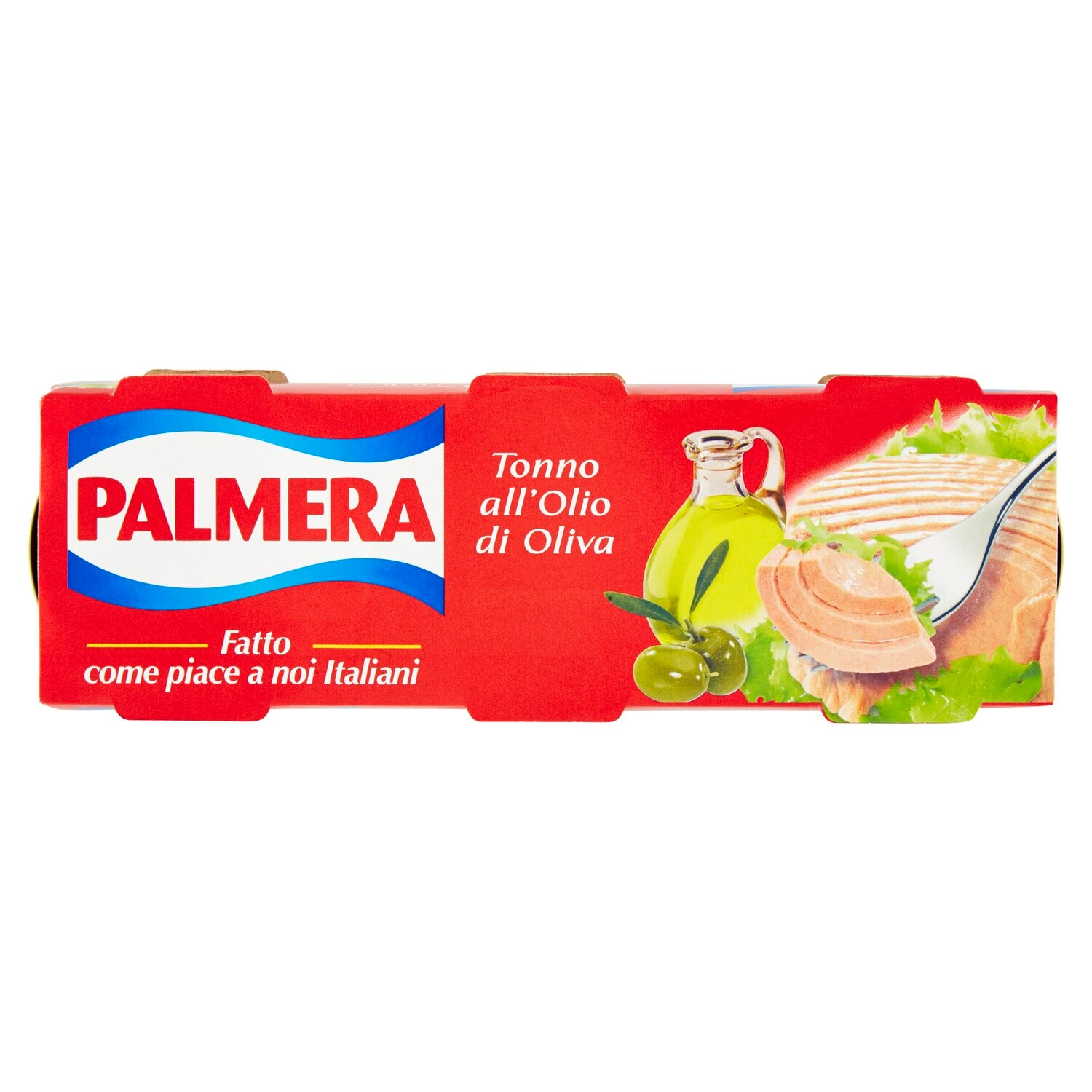 Ton in Ulei de Masline Palmera, set 3 buc x 80g
