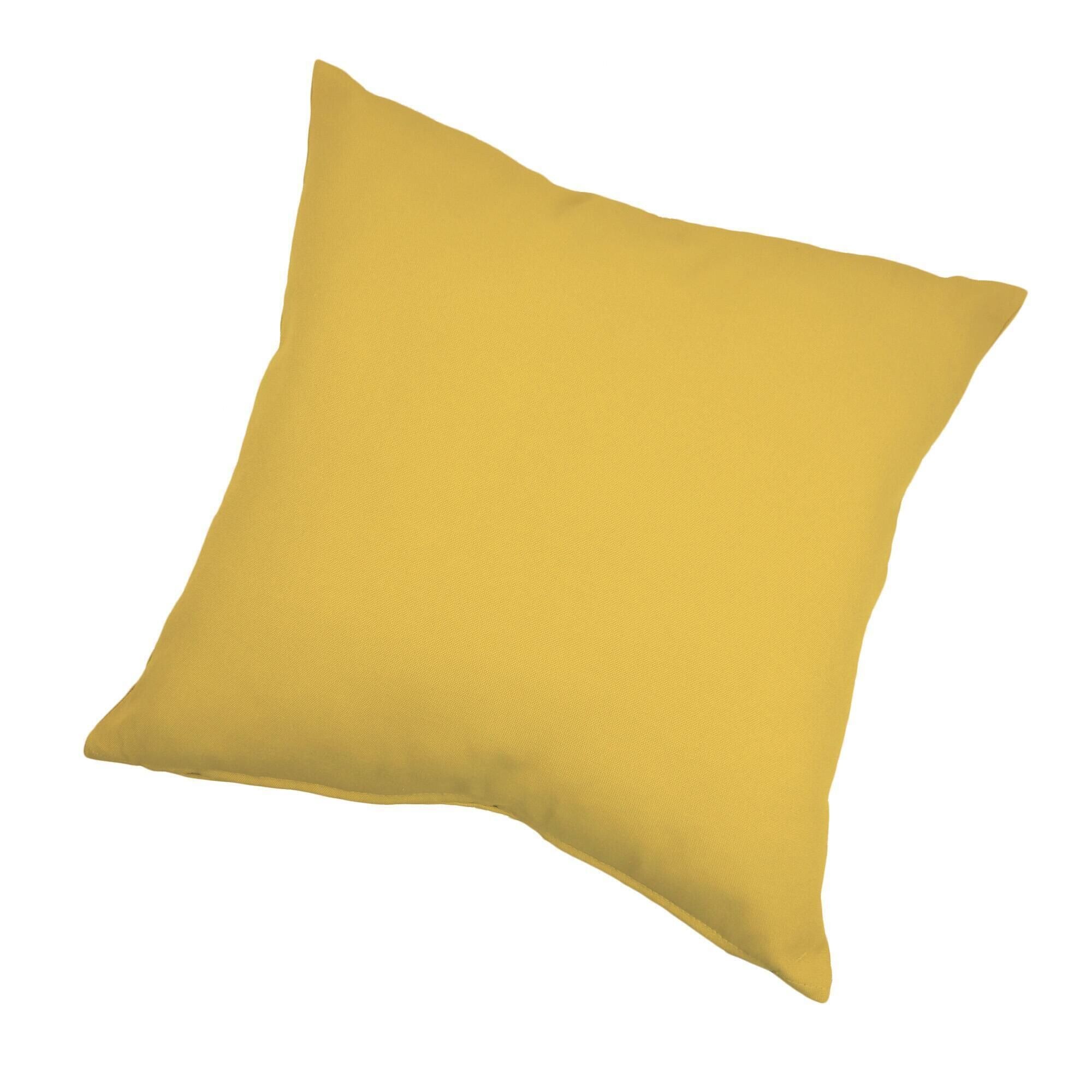 Perna decorativa patrata, de culoare galben banana, dimensiune 40x40 cm