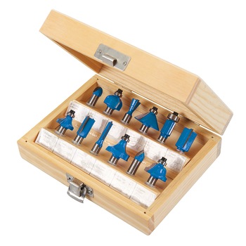 Set 12 freze lemn, prindere 8mm, Silverline Set 12 freze lemn, prindere 8mm, Silverline
