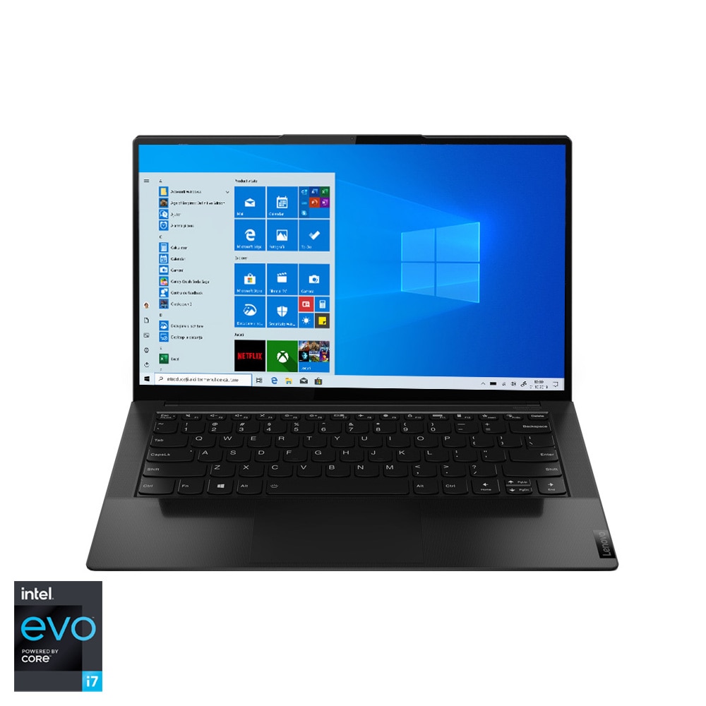 Laptop ultraportabil Lenovo Yoga Slim 9 14ITL5 cu procesor Intel Core i7-1165G7 pana la 4.70 GHz, 14