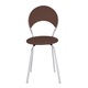 Set 4 scaune dining Marino Plus, piele ecologica, wenge