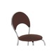 Set 4 scaune dining Marino Plus, piele ecologica, wenge
