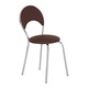 Set 4 scaune dining Marino Plus, piele ecologica, wenge
