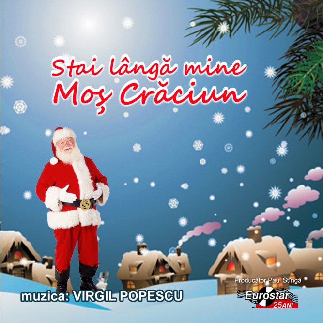 Virgil Popescu - Stai langa mine Mos Craciun - CD
