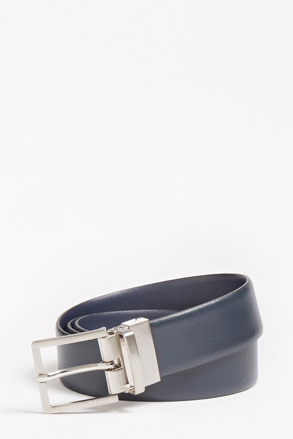 Guess, Curea de piele, Bleumarin, 95 CM Standard