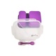 Caserola pliabila silicon Clip&Close cu lingura furculita, Style4Cosy, lungime 21,5 cm, Purple