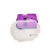 Caserola pliabila silicon Clip&Close cu lingura furculita, Style4Cosy, lungime 21,5 cm, Purple