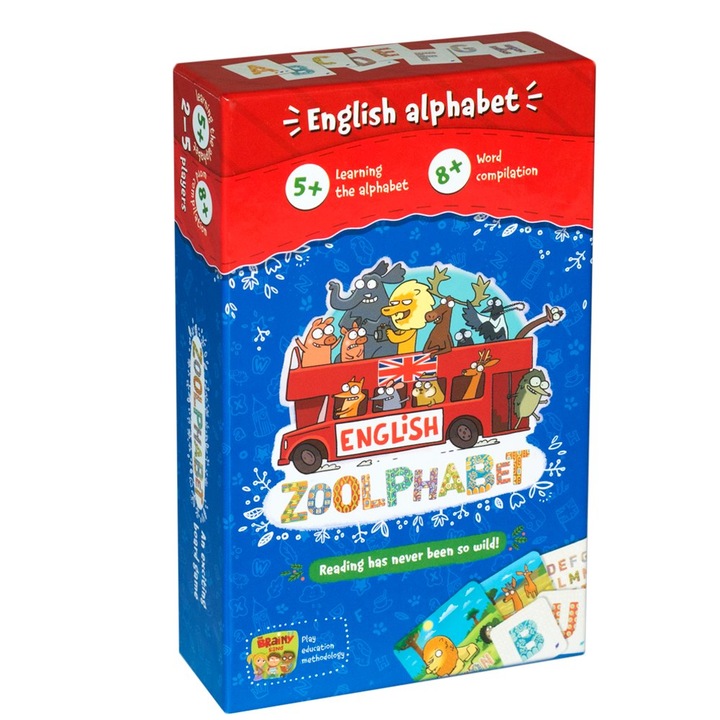 Joc Educativ Invatam Alfabetul limbii engleze - ZOOLPHABET