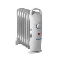Calorifer Electric Mesko cu Ulei, 7 Elementi, Termostat Reglabil si Protectie la Supraincalzire, Putere 700W, alb