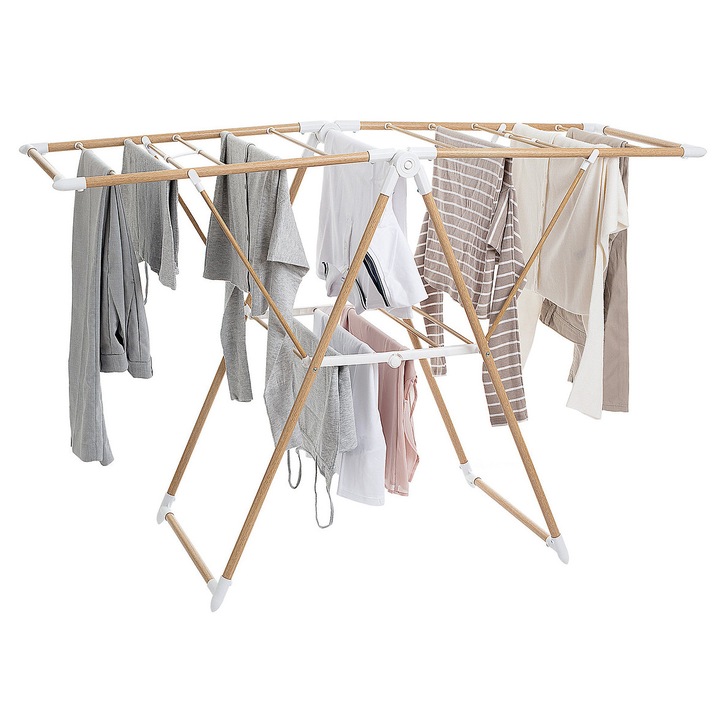 5five Simply Smart B07MY87B31 2in1,1.3 méteres összecsukható ruhaszárító