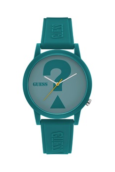 guess originals ceas quartz unisex cu o curea de silicon verde persan imagen 17_0_
0