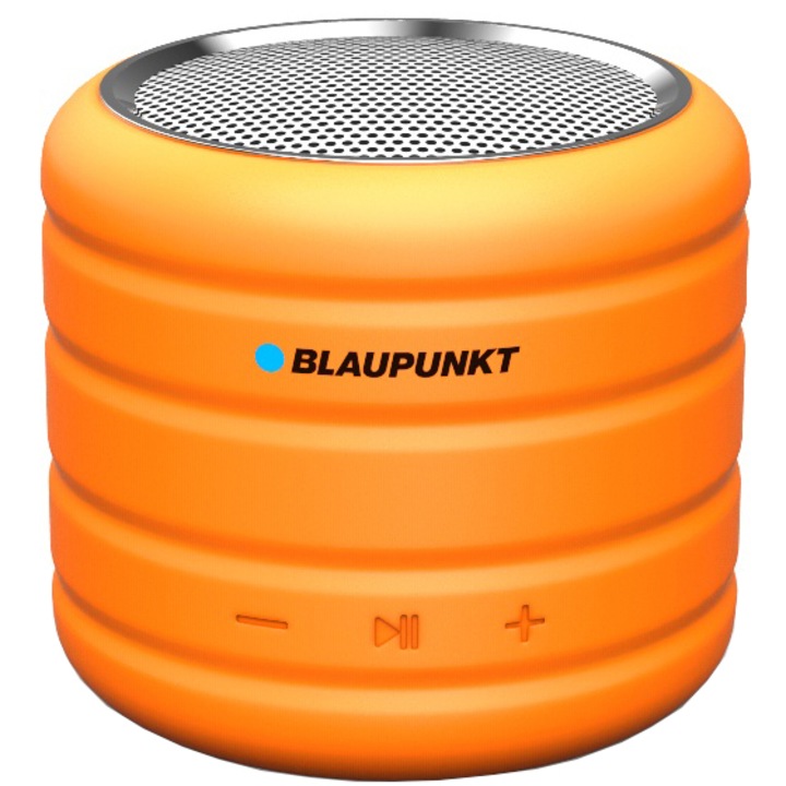 Boxa portabila Blaupunkt BT01OR, Bluetooth, FM radio, microSD, Orange