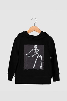 GAP, Hanorac cu aplicatie reversibila cu paiete, Negru GAP, Hanorac cu aplicatie reversibila cu paiete, Negru
