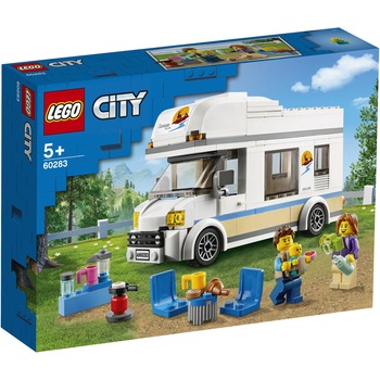 LEGO City Great Vehicles - Rulota de vacanta 60283, 190 piese LEGO City Great Vehicles - Rulota de vacanta 60283, 190 piese