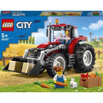 LEGO City Great Vehicles - Tractor 60287, 148 piese LEGO City Great Vehicles - Tractor 60287, 148 piese