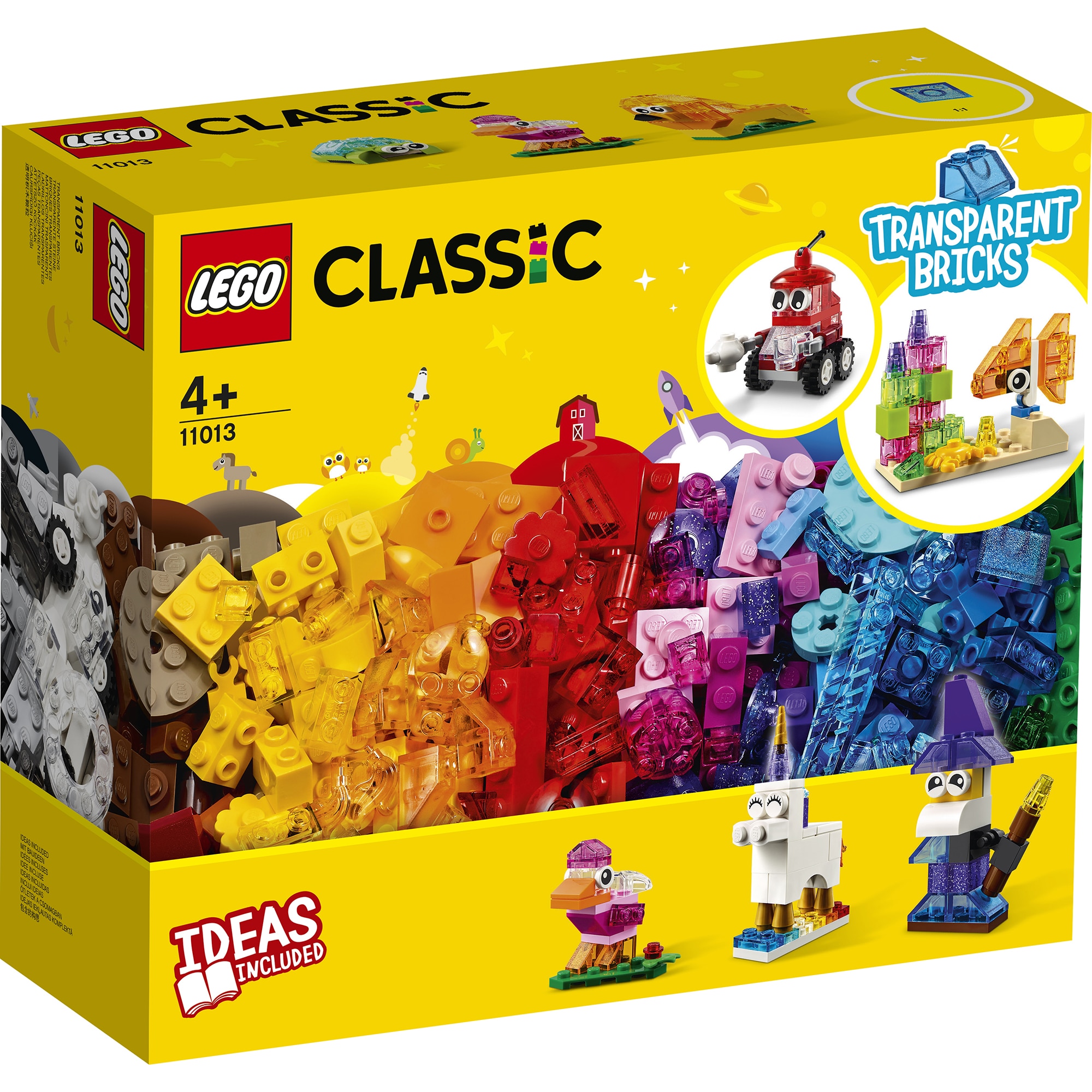 Gasping Affirm how often LEGO Classic - Caramizi transparente creative 11013, 500 piese - eMAG.ro