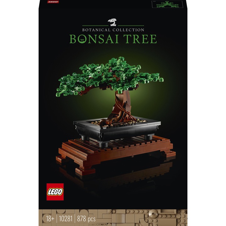 LEGO® Icons Botanical - Дърво бонсай 10281, 878 части