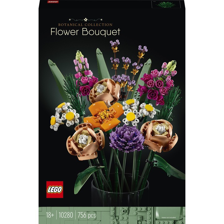 LEGO® Icons Botanical - Букет от цветя 10280, 756 части