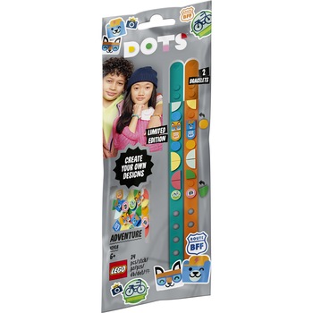 LEGO DOTS - Bratari Aventuri colorate 41918, 34 piese LEGO DOTS - Bratari Aventuri colorate 41918, 34 piese