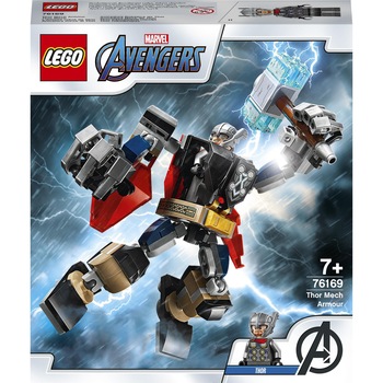 LEGO Super Heroes - Armura lui Thor 76169, 139 piese LEGO Super Heroes - Armura lui Thor 76169, 139 piese