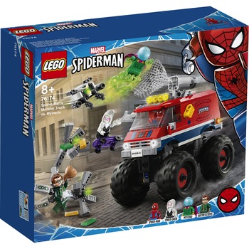 LEGO Super Heroes - Camionul gigant al Omului paianjen contra Mysterio 76174, 439 piese LEGO Super Heroes - Camionul gigant al Omului paianjen contra Mysterio 76174, 439 piese