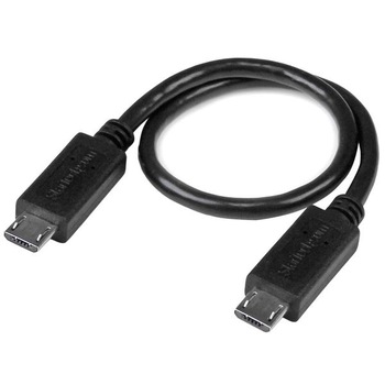 Cablu OTG Startech Micro Usb - Micro Usb, 20 cm Cablu OTG Startech Micro Usb - Micro Usb, 20 cm