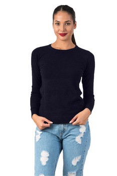 Bluza simpla casual DD, Bleumarin Bluza simpla casual DD, Bleumarin