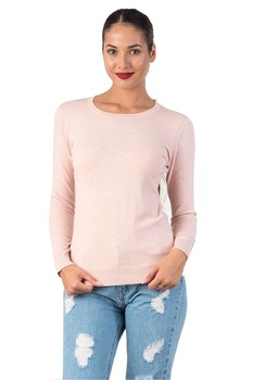 Bluza simpla casual DD, Roz Pudra Bluza simpla casual DD, Roz Pudra