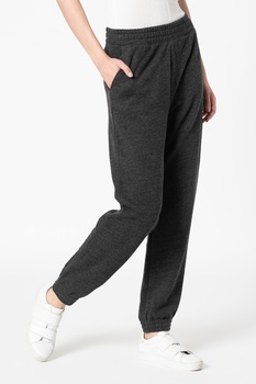 American Eagle, Pantaloni sport cu talie inalta, Gri inchis melange American Eagle, Pantaloni sport cu talie inalta, Gri inchis melange