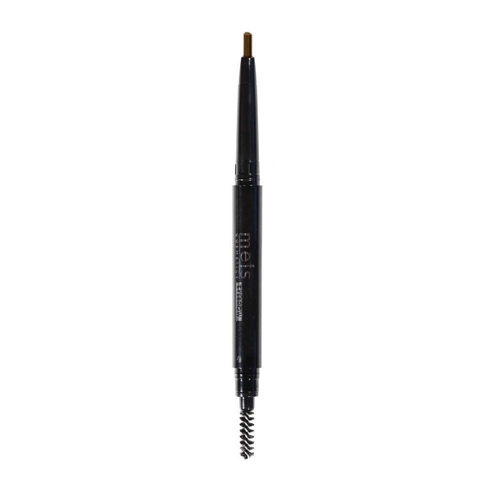 Creion pentru sprancene Meis Cosmetics automatic double eyebrow pen, coffee, 0.3 g