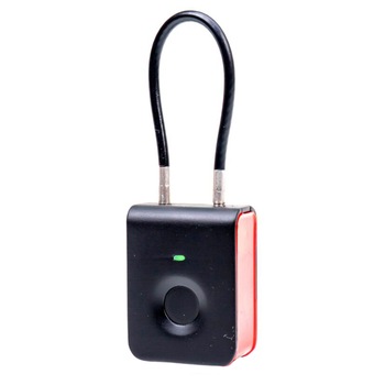 Lacat inteligent PNI SL50 cu deschidere prin amprenta si incarcare USB, IP65, Rosu Lacat inteligent PNI SL50 cu deschidere prin amprenta si incarcare USB, IP65, Rosu