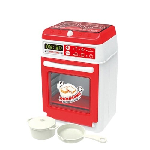 Jucarie de rol, Aragaz cu lumini, sunete si accesorii, Happy Family, Plastic, + 3 ani