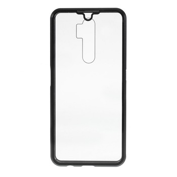 Husa 360 de grade magnetica, The Phone Closet, sticla securizata fata - spate, pentru Oppo A9 (2020), Negru Husa 360 de grade magnetica, The Phone Closet, sticla securizata fata - spate, pentru Oppo A9 (2020), Negru