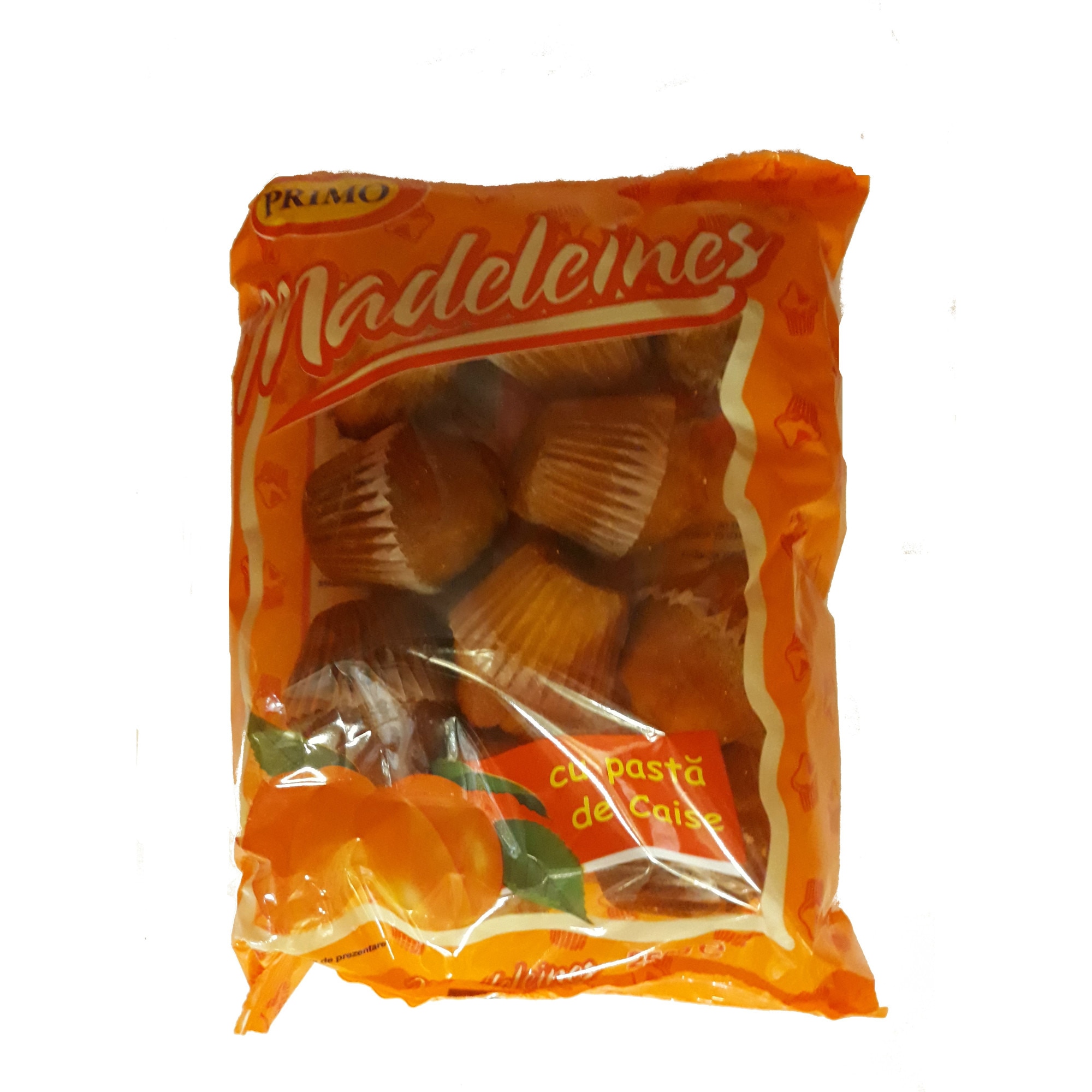 Madeleines cu crema de caise Primo , 250 gr