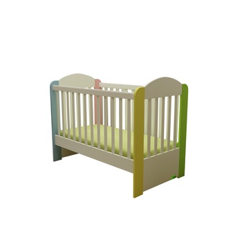 Patut bebe cu laterala culisabila MYKids Olivia Colorful 120x60 Patut bebe cu laterala culisabila MYKids Olivia Colorful 120x60