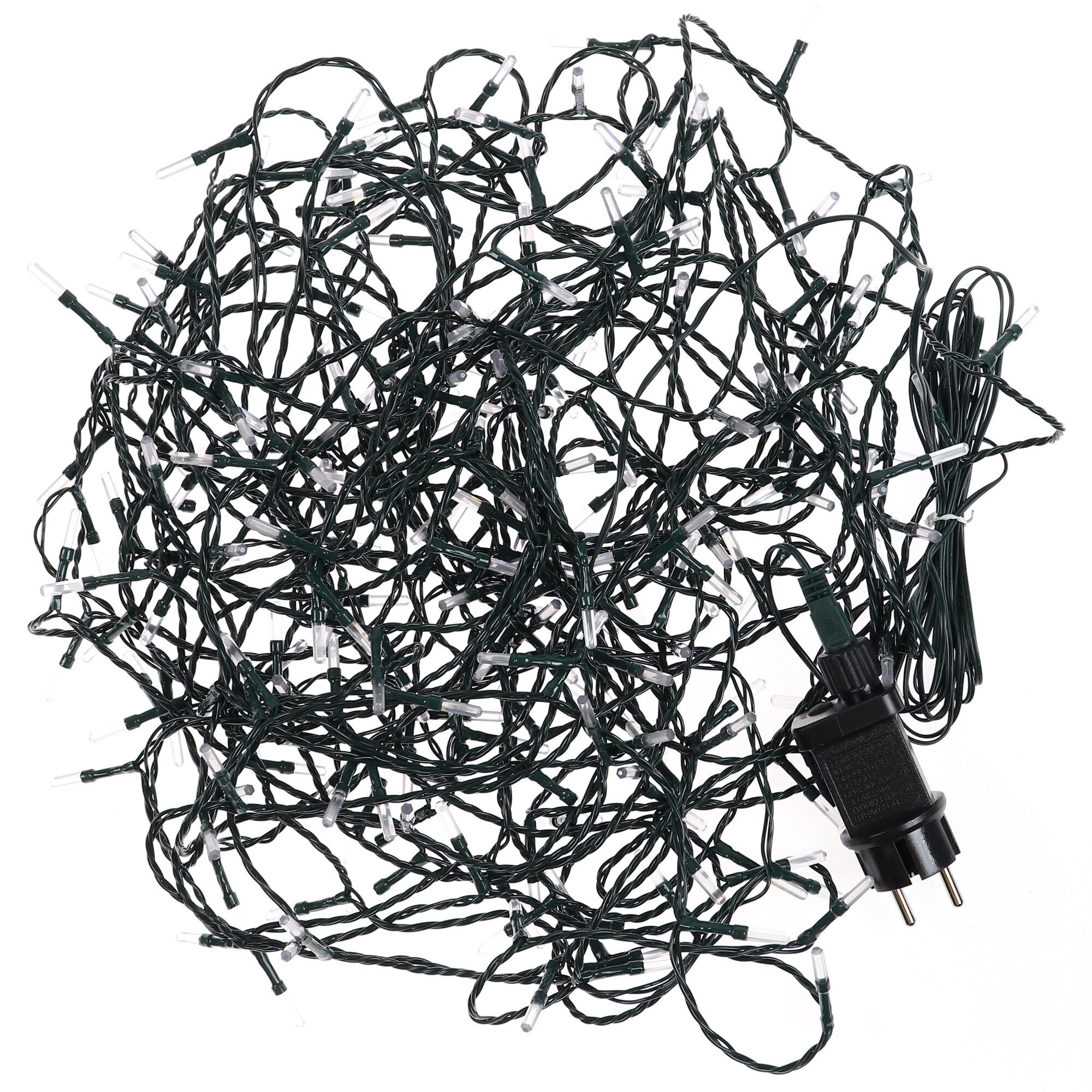 Instalatie brad Craciun, 240 LED-uri de culoare multicolora pentru interior sau exterior, ATS